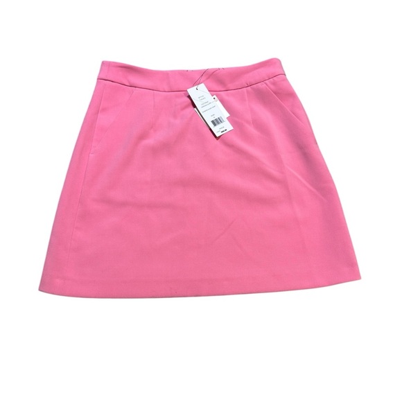 ✨ French Connection Pink Whisper Asymmetrical Mini Skirt‎ Women’s 6 NWT ✨ - Picture 2 of 5